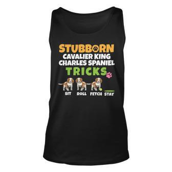 Stubborn Cavalier King Charles Spaniel Tricks I Spaniel Tank Top | Mazezy