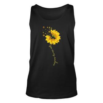 You Are My Sunshine Half Sunflower Dachshund Dog Tank Top | Mazezy