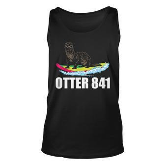 Surfing Otter 841 California Sea Otter 841 Surfer Tank Top | Mazezy