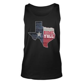 Texas Home Y'all State Lone Star Pride Tank Top | Mazezy