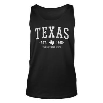 Texas Lone Star State Texas Est Tank Top | Mazezy