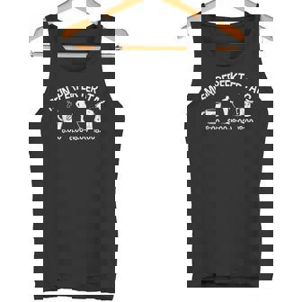 With Text 'Mein Perfekt Tag' Tank Top - Seseable