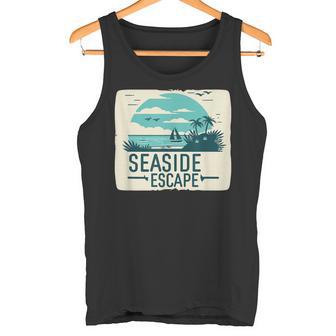 Tolle Flucht Am Meer Mit Segelboot-Kostüm Tank Top - Seseable