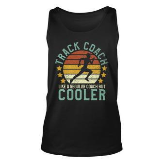 Track Coach Track And Field Running Coach Tank Top | Mazezy