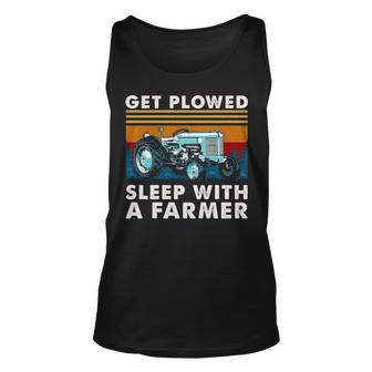 Tractor Get Plowed Sleep With A Farmer Vintage Tank Top | Mazezy