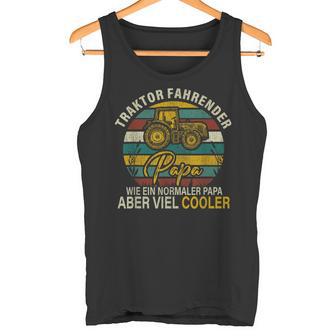 Traktor Driving Dad Cool Farmer Tank Top - Geschenkecke