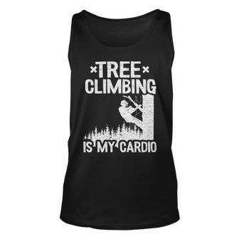 Tree Climbing Is My Cardio Arborist Tank Top | Mazezy AU
