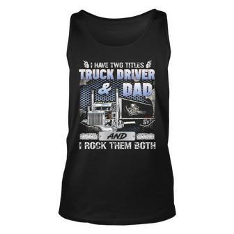 Trucker Truck Transportation Tank Top | Mazezy