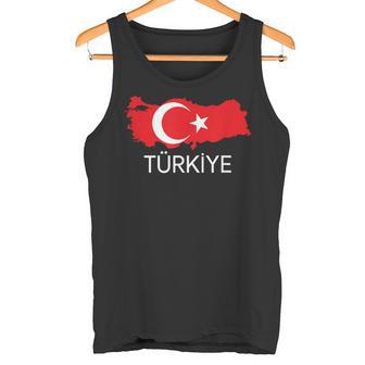 Türkei Türkische Fahne Türkei Landkarte Harita Tank Top - Geschenkecke