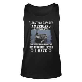 Uss Abraham Lincoln 72 Sunset Tank Top | Mazezy