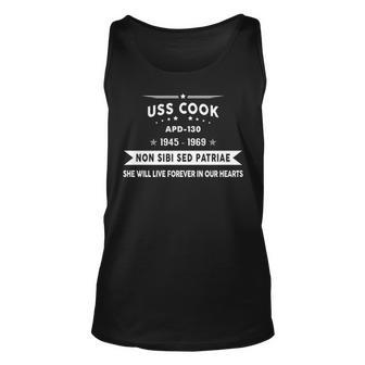Uss Cook Apd Tank Top | Mazezy
