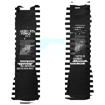 Uss Fort Worth Lcs Tank Top | Mazezy