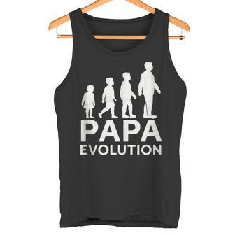 Vater Evolution Silhouette Papa Evolution Tank Top - Geschenkecke