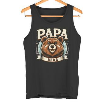 Vater Zumatertag Papa Bear Papa Tank Top - Geschenkecke