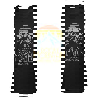 Vintage Rocky Mountains National Park Colorado Tank Top | Mazezy