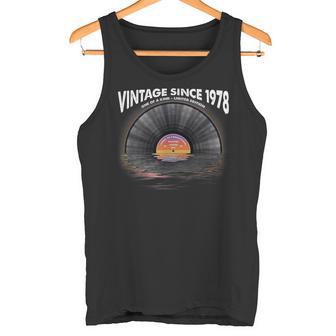 Vintage Seit 1978 Retro-Disco-Musikinyl-Lp-Schallplatte Tank Top - Geschenkecke