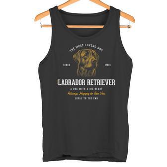 Vintage Style Retro Labrador Retriever Tank Top - Geschenkecke