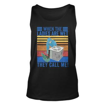 Vintage When The Ladies Get Hot They Call Me Hvac Technician Tank Top | Mazezy DE