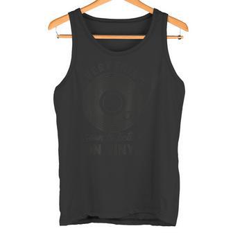 Vinyl Record Retro Record Dj Gray Tank Top - Geschenkecke