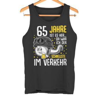 Vor 65 Jahren Der Fastest In Traffic 65Th Birthday Man Tank Top - Geschenkecke