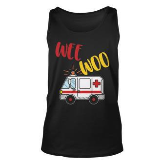 Wee Woo Ambulance Amr Ems Emt Paramedic Gif Tank Top | Mazezy