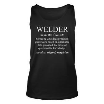 Welding Welder Noun Definition Weld Tank Top | Mazezy