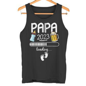 Werdende Papa Geschenk Für Werdendeater Papa 2023 Loading Kapuzenjacke Tank Top - Geschenkecke