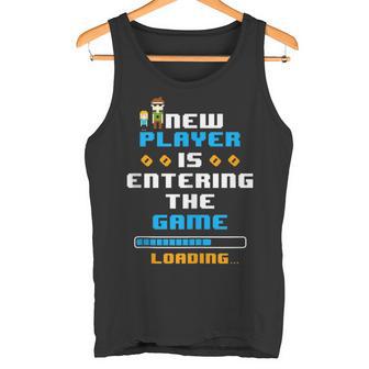 Werdender Papa Geschenk Schwangerschaft Partner Gamerater Tank Top - Geschenkecke