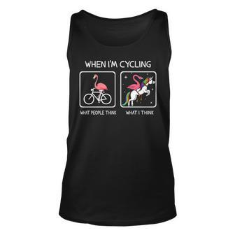When I'm Cycling Tank Top | Mazezy