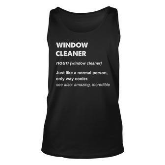 Window Cleaner Gif Tank Top | Mazezy