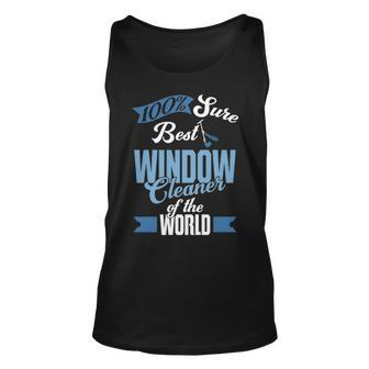 Window Cleaner For Washer Dad Men Husband Tank Top | Mazezy