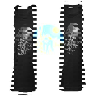 Wolf Artwork Wolf Wolf Lover Tank Top | Mazezy