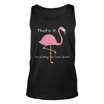 Womens Flamingo Slogan Humour Mum Tank Top | Mazezy