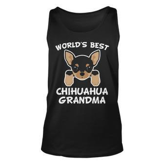 World's Best Chihuahua Grandma Dog Granddog Tank Top | Mazezy