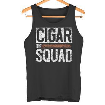 Zigarren Squad Liebhaber Rauchen Cigar Zigarre Tank Top - Seseable