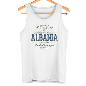 Albania Retro Styleintage Albania Tank Top - Seseable