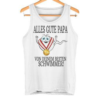 Alles Gute Papaon Deinem Besten Schwimmeratertag Tank Top - Geschenkecke