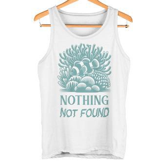 Anemonen Fisch Mit Spruch Auf Dem Rücken Tank Top - Geschenkecke