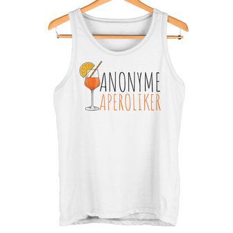 Anonyme Aperoliker Sprizz Tank Top - Geschenkecke