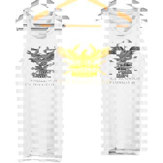 Antigua Roma Spqr Cita Latina Cicero Civis Romanus Sum Sin Mangas Camiseta sin mangas - Regaloses