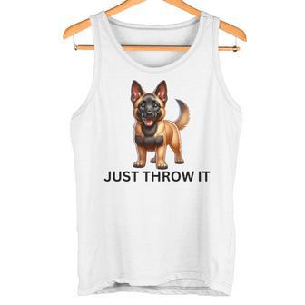 Belgisches Malinois-intage-Retro- Belgisches Malinois-Geschenk Tank Top - Seseable