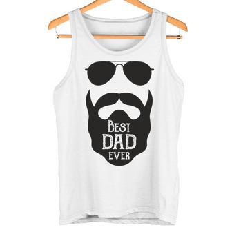 Best Dad Ever Bester Papa Für Bartträger Zum Herrentag Tank Top - Geschenkecke