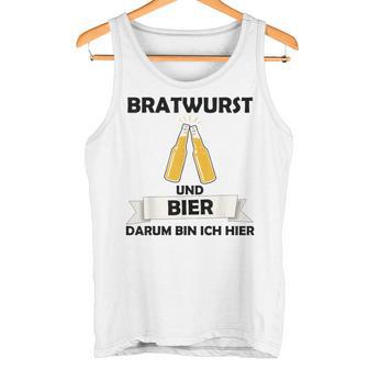 Bratwurst Und Bier Um Um Bin Ich Hier Hier Gray S Tank Top - Geschenkecke