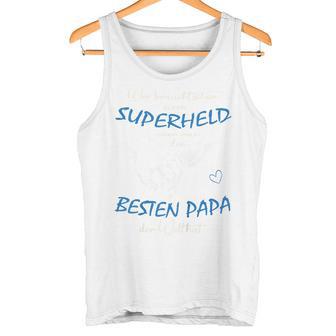 Children's Superhero Bester Papa Der Welt 80 Tank Top - Geschenkecke