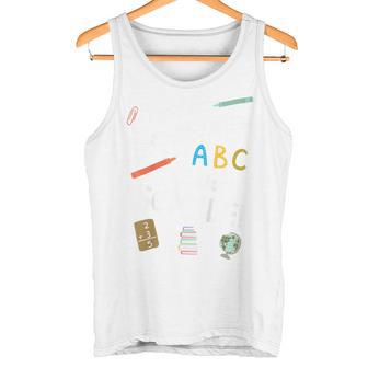 Children's Tschüss Kindergarten Hello School First Day Of School Slogan Tank Top - Geschenkecke