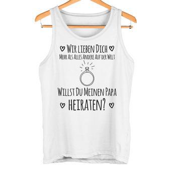 Children's Willst Du Meine Papa Marrate Tank Top - Geschenkecke