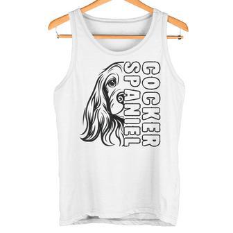 Cocker Spaniel Hund Herrchen Frauchen Hunde Tank Top - Seseable