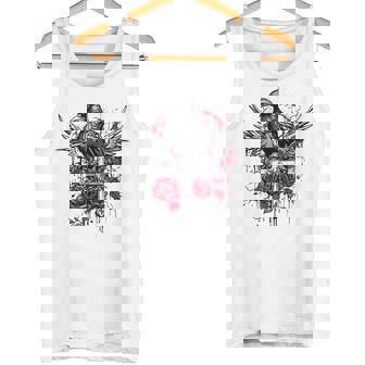 Cuervo Rosas Cruz Estética Gótica Camiseta sin mangas - Regaloses