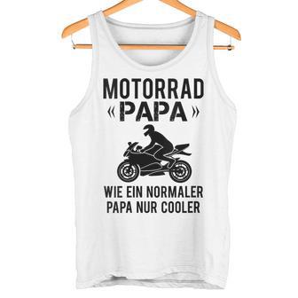 Damen Sportbike Motorradfahrer Spruch Herren Motorrad Papaater Mit-Ausschnitt Tank Top - Geschenkecke