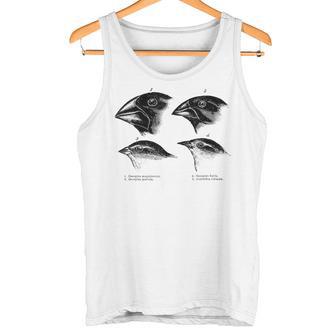 Darwin's Finches Evolución Biología Atea Nerdy Science Camiseta sin mangas - Regaloses